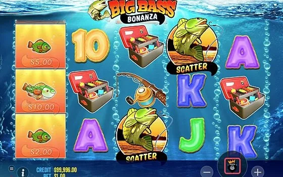 Snímky Big Bass Bonanza 1